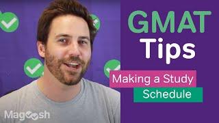 GMAT Tips: Making A Study Schedule