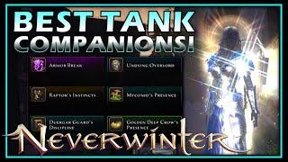 The COMPANIONS You NEED for a TANK in NEVERWINTER 2023