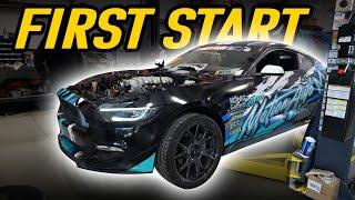 7.3L Godzilla-Swapped S550 Mustang | FIRST START!!!