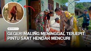 Seorang pria tewas terjepit pintu saat hendak mencuri