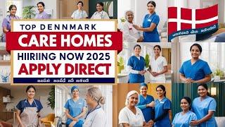 Top Care Homes & Hospitals in Denmark Hiring Caregivers with Free Visa Sponsorship!