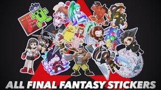 All Final Fantasy Event Stickers - Apex Legends