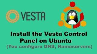 Install the Vesta control panel when you configure DNS on your server, on Ubuntu 14.04