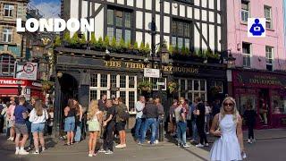 London Walk  West End, Oxford & Carnaby Street, to SOHO Square | Central London Walking Tour [HDR]