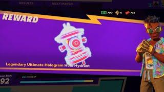 Knockout City (Heatwave Event) All Contracts Complete Holo Fire Hydrant Reward