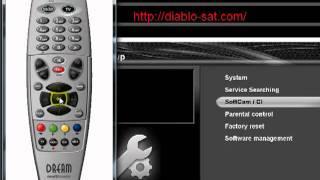 how to set default cam on dm800