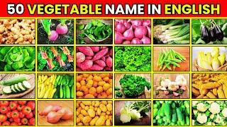 English Vocabulary | #50 Vegetables Name | Vegetables Vocabulary | #alokiq