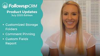 Followup CRM New Updates: Customized Storage Folders, Pinning Comments, and Custom Fields Report