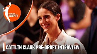 Caitlin Clark's Pre-WNBA Draft Interview on transitioning to the pros & more  | WNBA Countdown