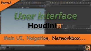 HOUDINI 102 User Interface UI || Starting with houdini interface