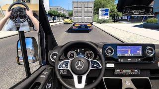 Mercedes Benz Sprinter Tourer - Euro Truck Simulator 2 [Steering Wheel Gameplay]