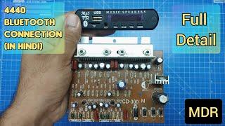 Bluetooth module connection with 4440 board