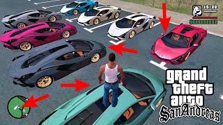 Secret Lamborghini Sian Car Location in GTA San Andreas ! Hidden Place | GTASA