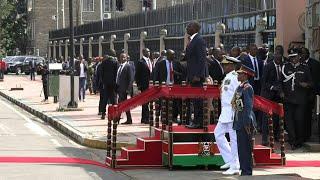 Embattled Kenya President William Ruto arrives at parliament to address nation | AFP