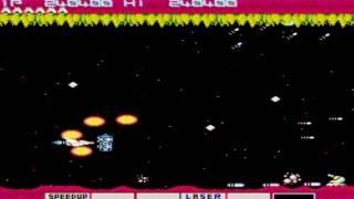 Gradius Arcade - No Miss Full Run on Very Difficult (1/2)