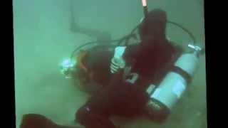 vintage scuba fight