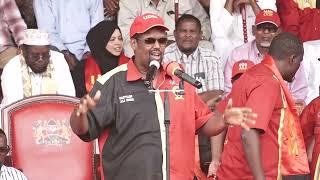 H.E. Capt. Ali Roba Speech During Mandera Moi Stadium UDM Grand Finale Rally