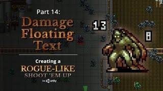 Damage Popup Text — Creating a Rogue-like (like Vampire Survivors) in Unity: Part 14