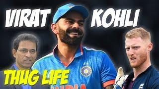 Virat Kohli Thug Life Moments  | Virat Kohli Savage Moments | Cricket Visuals