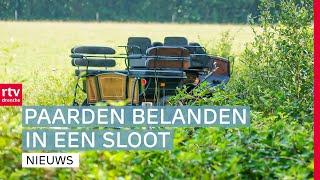 Paarden met menwagen belanden in een sloot & Drentse hunebedden in Hoorn? | Drenthe Nu