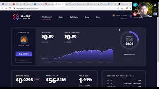 #SPHERE finance quick dive: #live #demo how to use it! 99.9k% APY #Crypto #ETF