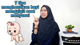 Cara menghentikan bayi menggigit ketika menyusui