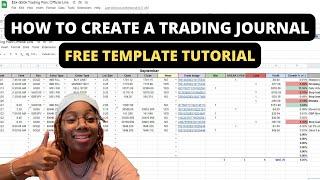 HOW TO CREATE A TRADING JOURNAL (FREE TEMPLATE TUTORIAL)