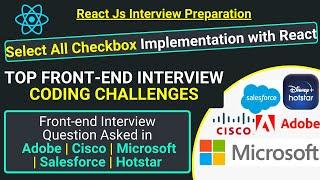 5 Front-end Interview Questions You Need to MASTER! | Select All Checkbox Implementation