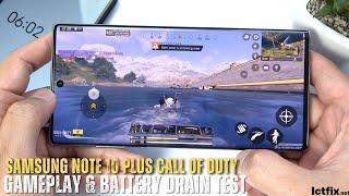 Samsung Note 10 Plus Call of Duty Gaming test | Exynos 9825