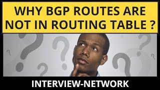 How to troubleshoot route missing from BGP routing table | BGP Scenario Based question #cisco