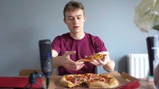 First Time Eating Dominos Pizza (Food Review)