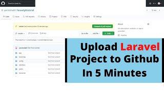 How To Upload Laravel Project On GitHub Tutorial - Step By Step (2023)