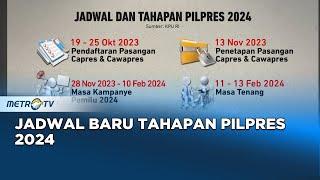 Ini Jadwal & Tahapan Pilpres 2024