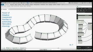 Power of Adaptive Component Families in automating fabrication drawings