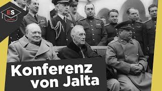 Konferenz von Jalta 1945 -Teilnehmer, Ziele, Folgen, Zusammenfassung- Konferenz Jalta erklärt!