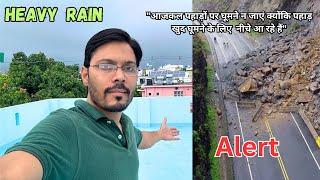 हल्द्वानी में लगातार बारिश || Flood like situation || Haldwani Nainital main orange Alert ||