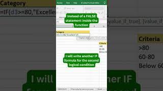 How to write a NESTEDIF formula | Excel Shorts