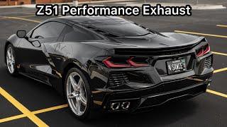 C8 Corvette - Z51 Performance Exhaust (Coldstart/Revs/Flyby)