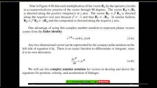 Vector loop equation of four bar linkage 26 April Mechanics of Machines