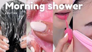 My chill Morning shower routine | body & skincare 🩰🫧ASMR