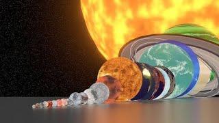 How To Make All Planet Size Comparison | 3D Animation | March 9, 2025