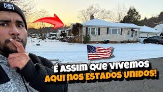 A REALIDADE APÓS A NEVE - RUAS, CASAS E O FRIO NOS EUA! 