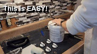 Easy backsplash (to-the-point version with no annoying tool sounds)