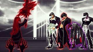 [KOF Mugen] Orochi Akiha Yagami Vs Orochi Iori Yagami Team