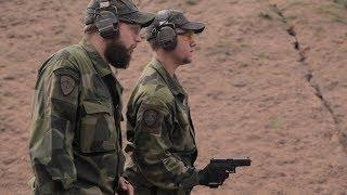 Pistolskytte för anställda soldater