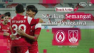 Sorakan Semangat dari Penggawa  | Bench Action | PSS Sleman vs PERSIS Solo