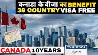 Canada VISA benefits 38 countries you can travel VISA-FREE with Canada visa Multiple Entry 2023