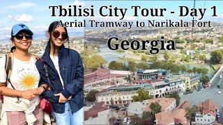 Tbilisi City Tour-Day1|Aerial Tramway| Narikala Fortress|Mother of Georgia| Rike Park |Erekle Street