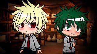 Stuck in a room... (BkDk AU) | BakuDeku | BNHA | MHA | Gacha Club Skit