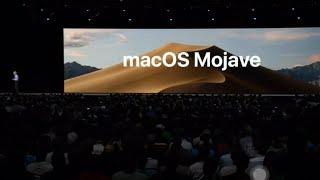 MacOS 10.14 Mojave WWDC Jun 2018